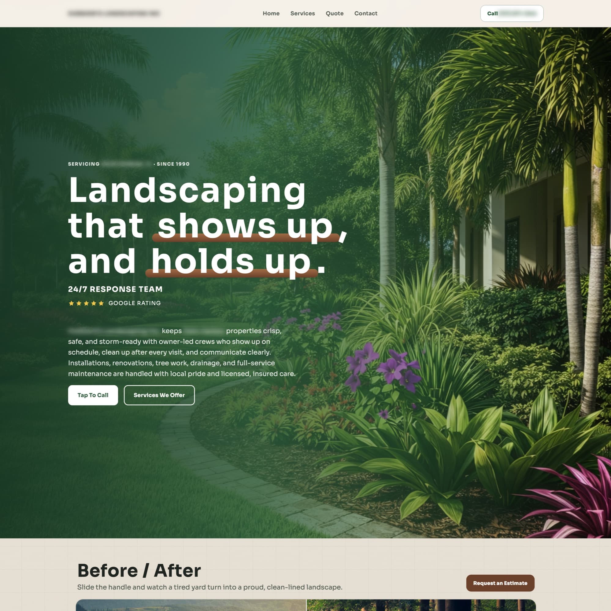 Landscaping